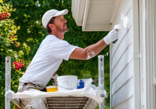 Zeit sparen bei großflächigen Außenarbeiten am Haus