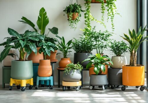 Praktische Untersetzer, Roller & Füße: So schützen Sie Ihre Kübel stilvoll und mobil