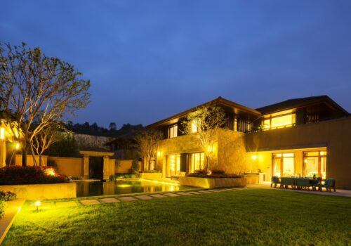 Außenbeleuchtung als Gestaltungselement